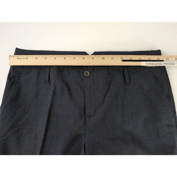 Banana Republic Ryan Fit Trouser Pant Womens 10 L Navy Blue Wool Spandex Career - Picture 11 of 14